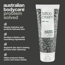 Tattoo Cream Soothes Irritation and Prevents Fading with Panthenol and Bisabolol