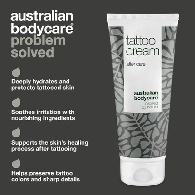 Tattoo Cream Soothes Irritation and Prevents Fading with Panthenol and Bisabolol