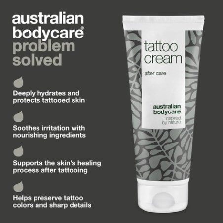 Tattoo Cream Soothes Irritation and Prevents Fading with Panthenol and Bisabolol