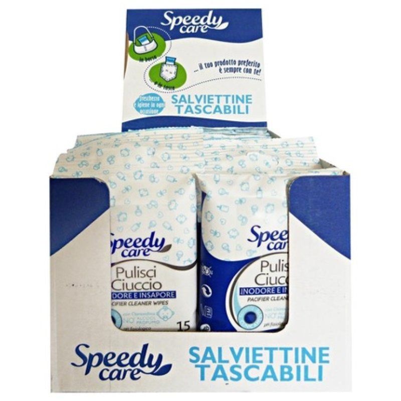 Speedy Care Baby Wipes 15 Pcs Cleansing For Pacifiers