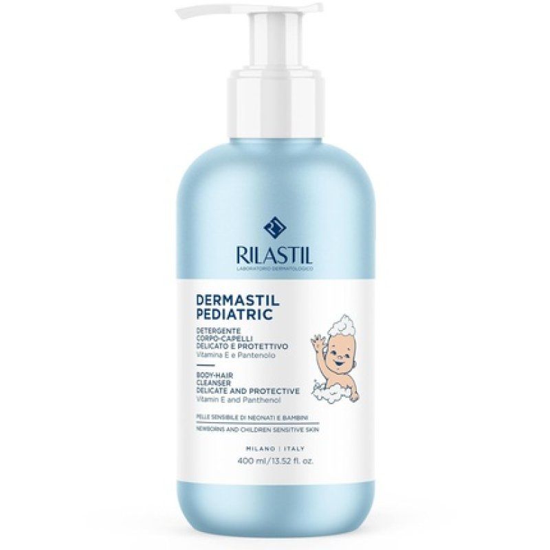 Rilastil Dermastil Pediatric Body Hair Cleanser For Babies And Children
