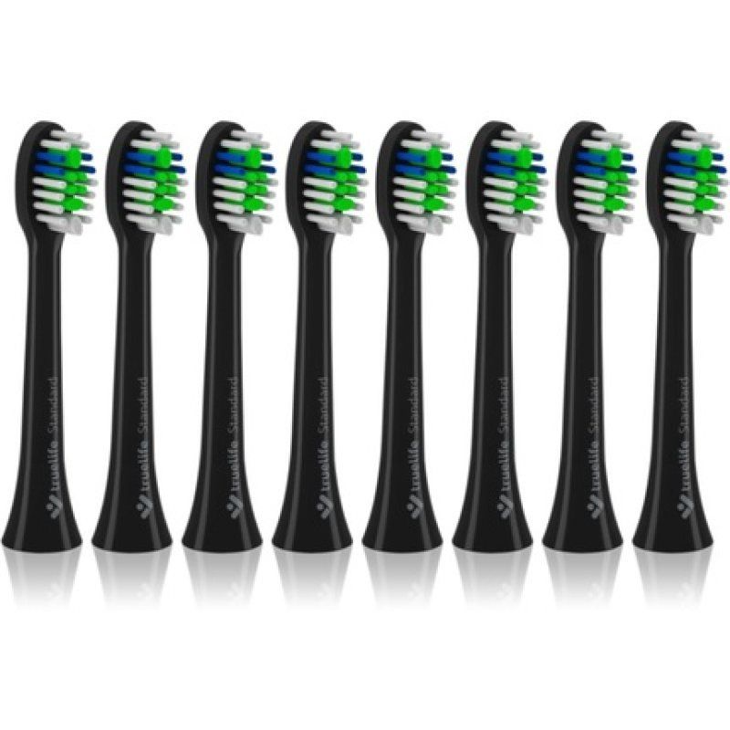 Truelife Sonicbrush Compact Black Electric Toothbrush With 8 Replacement Heads