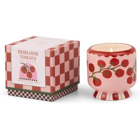 Adopo Tomato Vine Ceramic Candle Heirloom Tomato