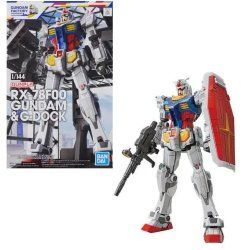 GUNDAM - 1/144 RX-78F00 Gundam & G-Dock - Model Kit