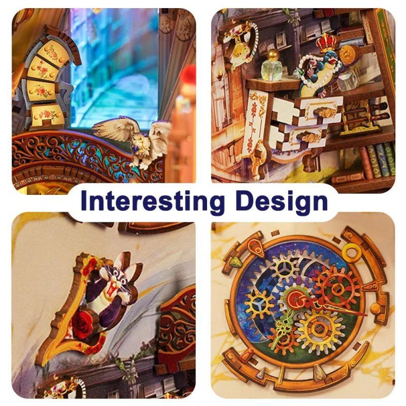 BOOK NOOK KIT - DIY- Librairie magique - 521pcs LED Light