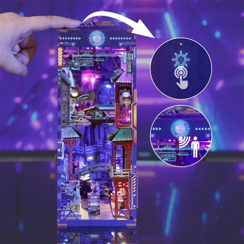 BOOK NOOK KIT - DIY- Cyber City - 284pcs LED Light