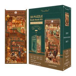 Tonecheer 3D Wooden Puzzle DIY Book Nook Kit (Violin Detective Agency)