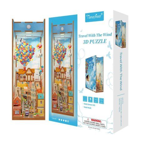 BOOK NOOK KIT - DIY- Voyage avec le vent - 143pcs LED Light