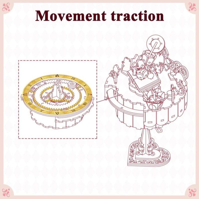 LE GOUTER D'ALICE - Boite Musicale DIY - 209pcs