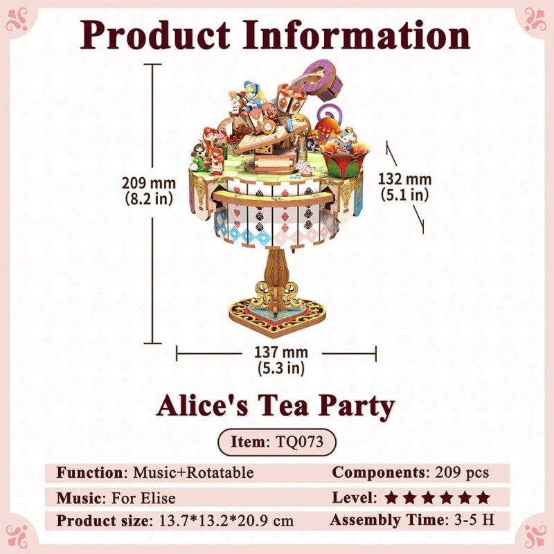 LE GOUTER D'ALICE - Boite Musicale DIY - 209pcs