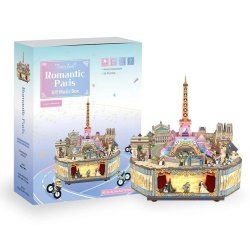 PARIS ROMANTIQUE - Boite Musicale DIY - 156pcs