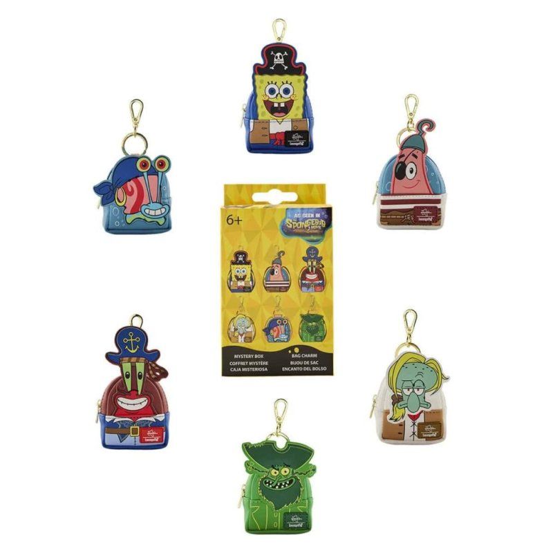 BOB L'EPONGE - Mini Backpack Bag Charm Loungefly Mystery Box