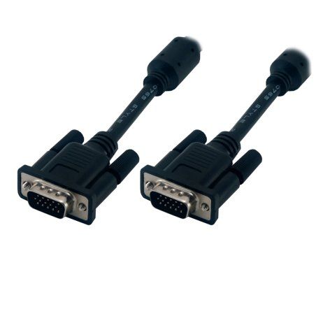 MCL Cable SVGA HD15 M/M 2.0m câble VGA 2 m VGA (D-Sub) Noir