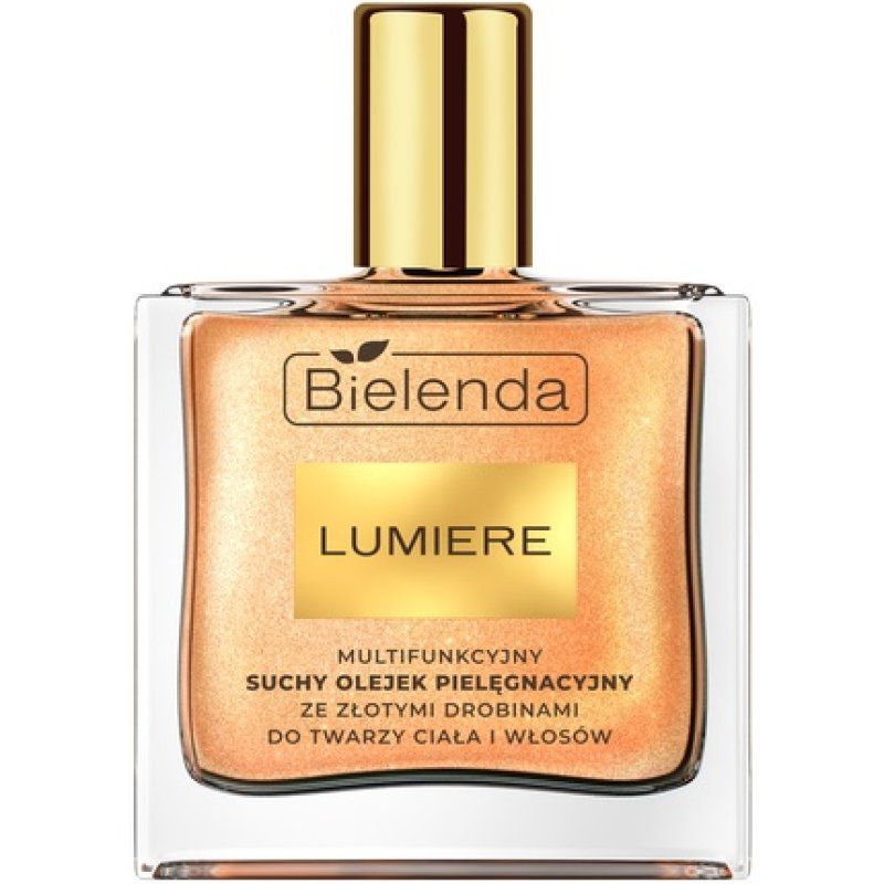 Bielenda Lumiere Multifunctional Dry Care Oil For Face Body And Hair With Shimmer 50ml
