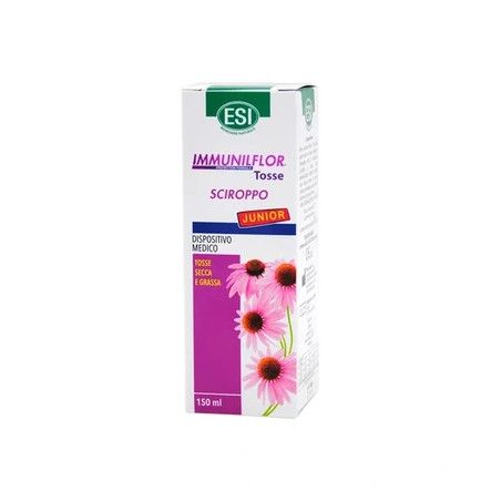 Esi Immunoflor Junior Cough Syrup For Dry And Wet Cough 150 Milliliters