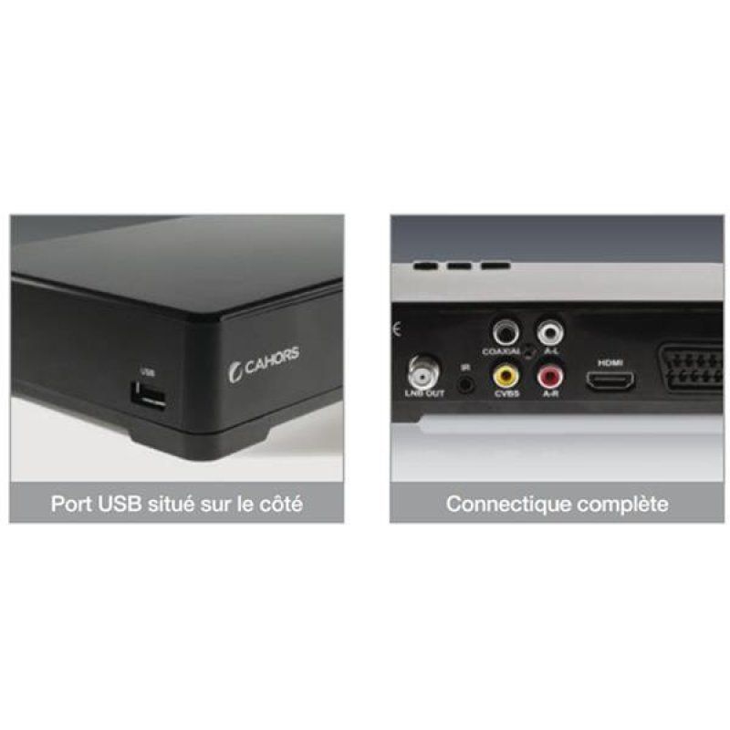 Démodulateur Satellite Free To Air - TVS8100HD