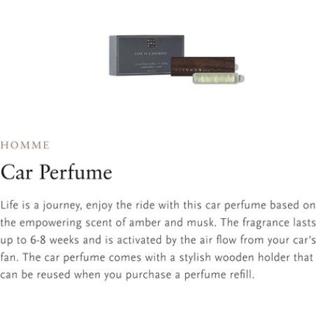 RITUALS - Life is a Journey Homme Car Perfume 6 ml