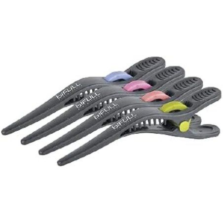 Bifull Separation Clips With Color Details 14cm Pack Of 4 Blackwhite