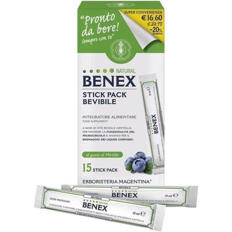 Herbalist Magentina Natural Benex Stick Pack Drinkable 15 Sticks