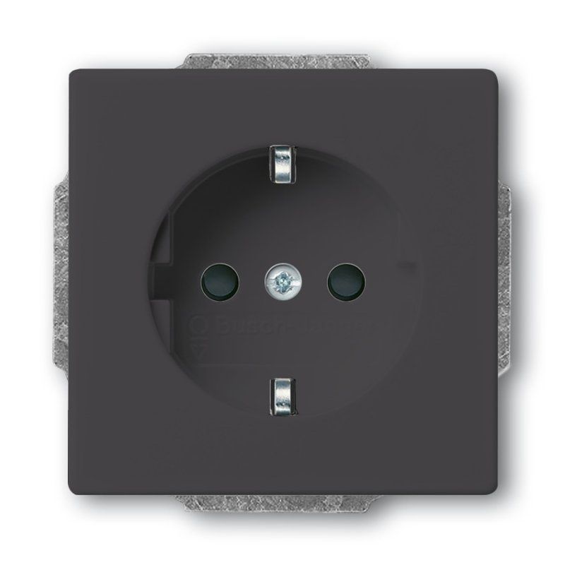 Busch-Jaeger 2013-0-5265 socket-outlet CEE 7/3 Black