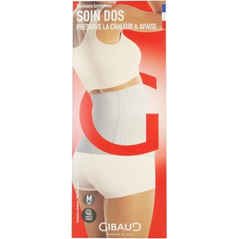 Gibaud Soin Dos Thermal Belt Anthracite 30cm - Size M