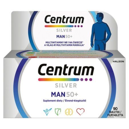 Centrum On 50 Vitamins And Minerals For Men 50 Dietary Supplement 90 Tablets