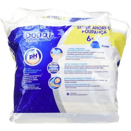 Dodot Sensit Wipes 324 Units