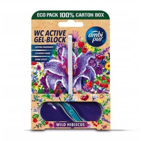 Ambi Pur Wc Hanging Freshener Wild Hibiscus Scent 45g