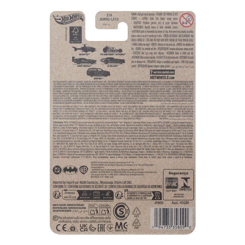 Hot Wheels JKW92 véhicule pour enfants