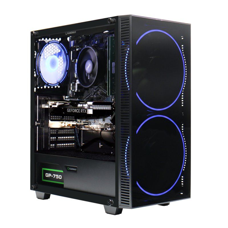 Hyrican Black Hole 7811 AMD Intel Core i5 14400F 16GB RAM 1TB SSD NVIDIA GeForce RTX 5060Ti (16GB GDDR7) Windows 11 Home