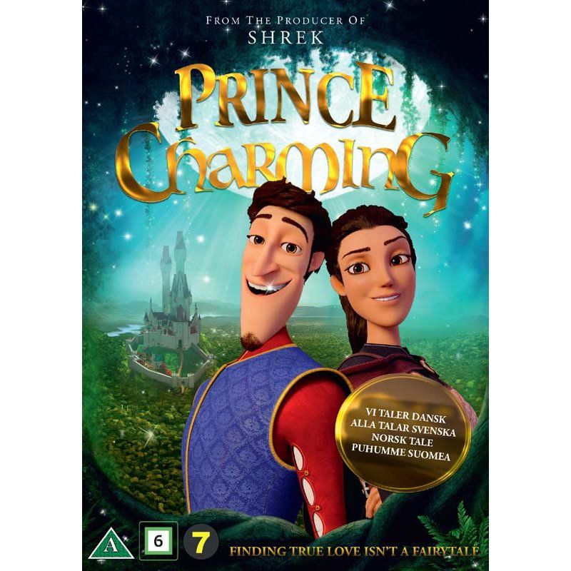 Prince Charming DVD (From the creators of Shrek, Danish, Swedish, Norwegian and Finnish Spoken)