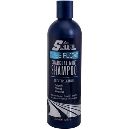 Scurl FreeFlow Charcoal Mint Shampoo 355ml