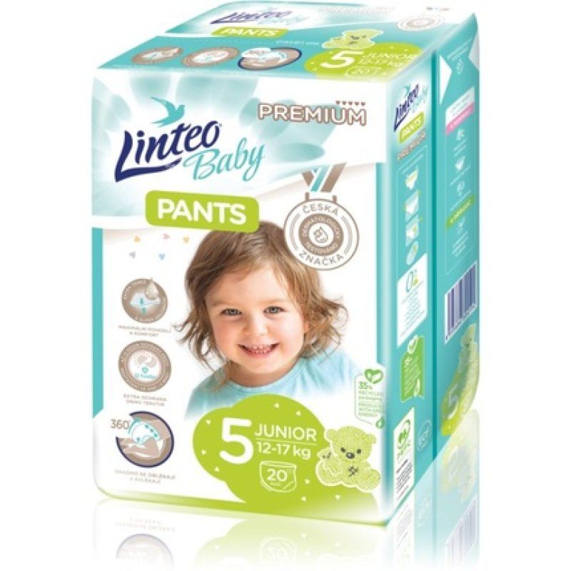 Linteo Baby Pants Diapers Junior Premium 1217 Kg 20 Pcs