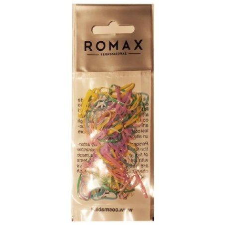Small Braided Elastic Bands 100 Pcs Colored