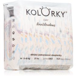 Kolorky Day Rain&Rainbow Disposable Diapers Size M 58 Kg Quantity 21 Pcs
