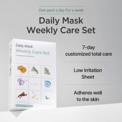 Mixsoon Daily Mask Weekly Care Set 7-Day Skincare Routine for Hydration
