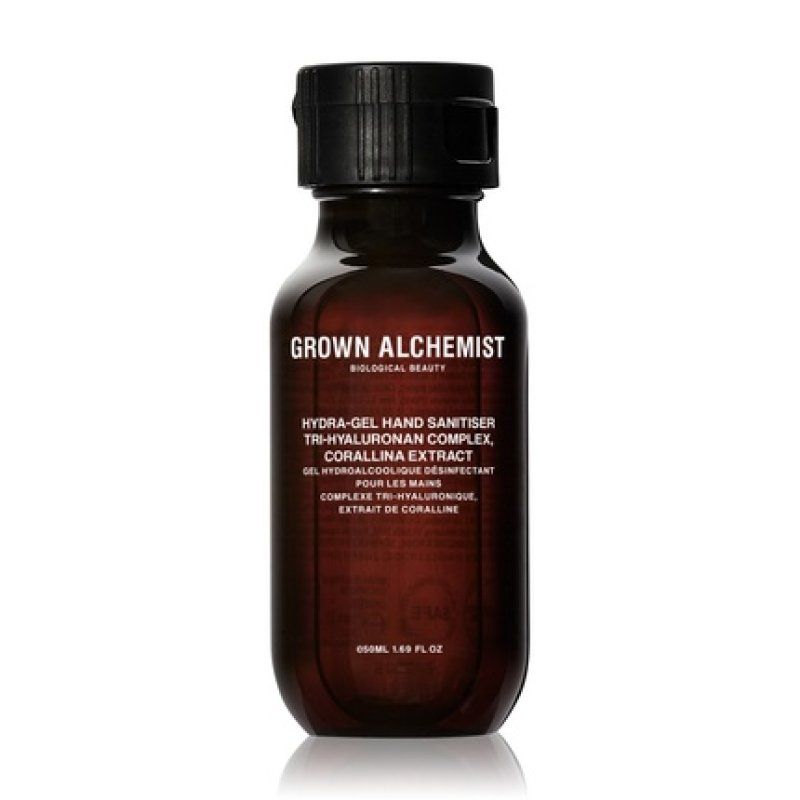 Grown Alchemist Hydragel Hand Sanitiser With Trihyaluronan Complex And Corallina Extract 50 Ml
