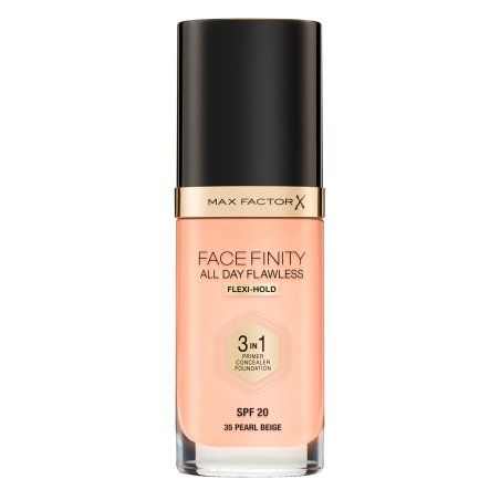 Max Factor All Day Flawless Facefinity 3 In 1 Long Lasting Makeup 30 Ml 35 Pearl Beige