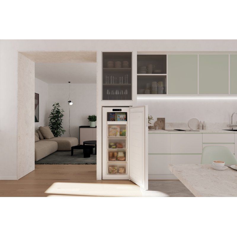 Candy CNUQ4L513DW Upright freezer Freestanding 169 L White