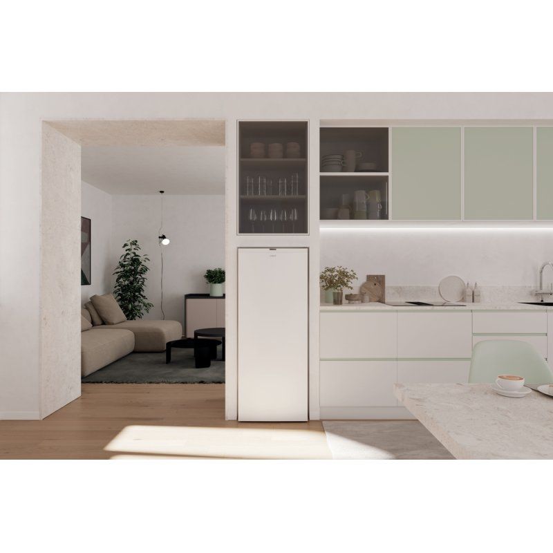 Candy CNUQ4L513DW Congélateur vertical Pose libre 169 L Blanc