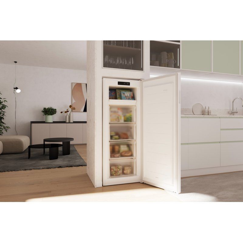 Candy CNUQ4L513DW Congélateur vertical Pose libre 169 L Blanc