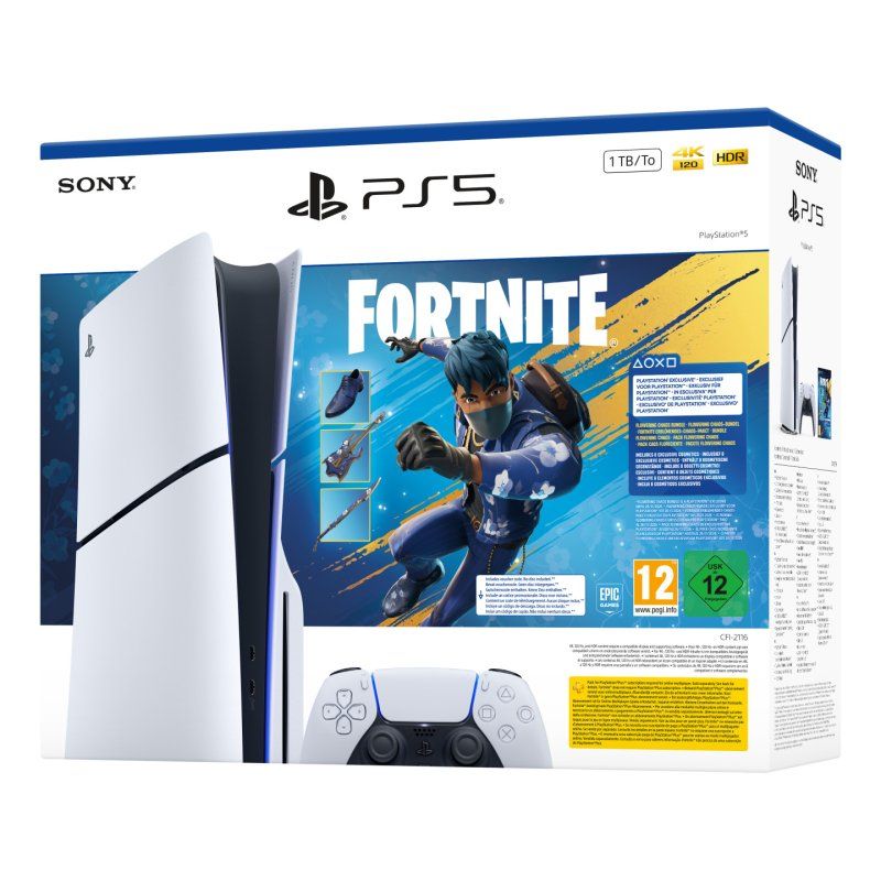 Sony PlayStation 5 Slim Console Fortnite Blooming Chaos