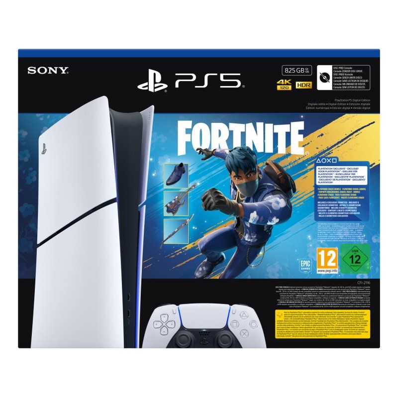 Sony PlayStation 5 Slim Console Fortnite Blooming Chaos