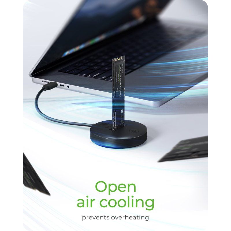 ICY BOX IB-1610MCD-C31 USB 3.2 Gen 2 (3.1 Gen 1) Type-C Noir