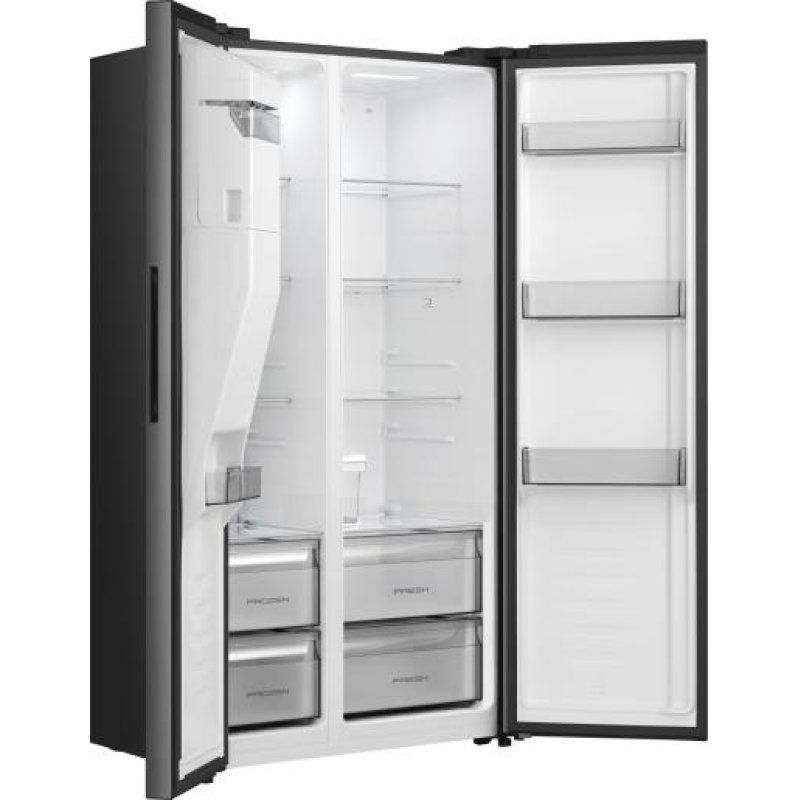 Hisense RS5P528STFE frigo américain Pose libre 528 L Noir