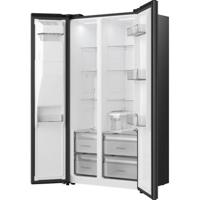 Hisense RS5P528STFE side-by-side refrigerator Freestanding 528 L Black