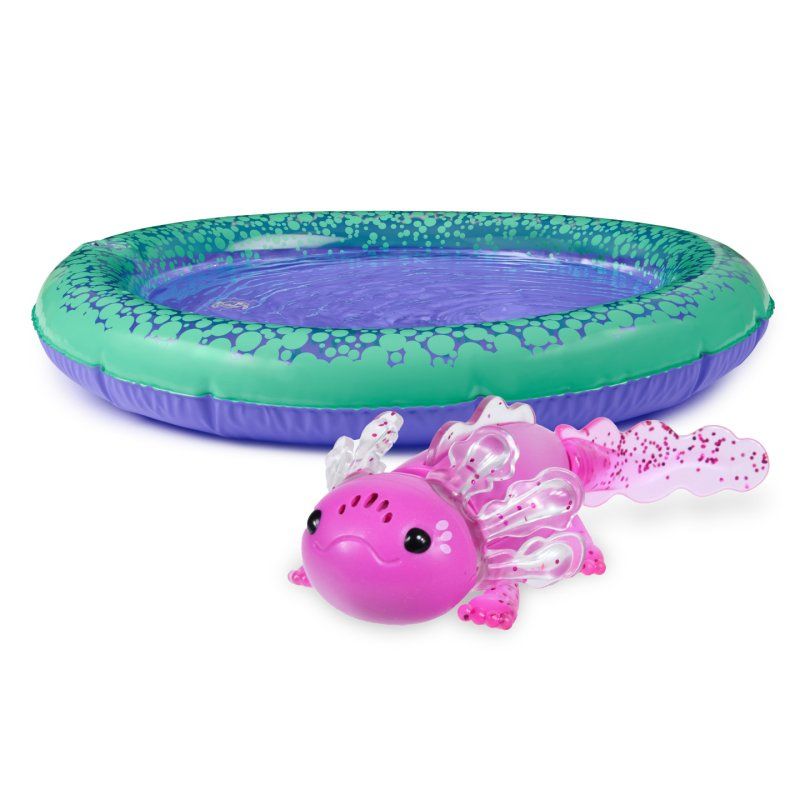Fingerlings - Magenta Glitter Axolotl with Pool (602032)