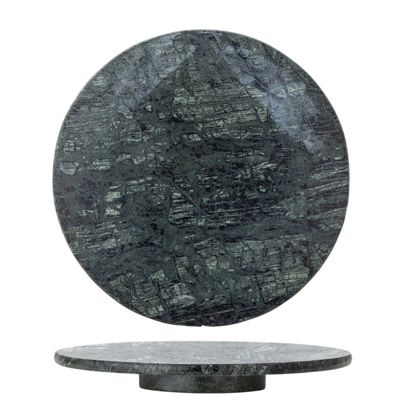 Bloomingville - Nuni Turntable - Green - Marble