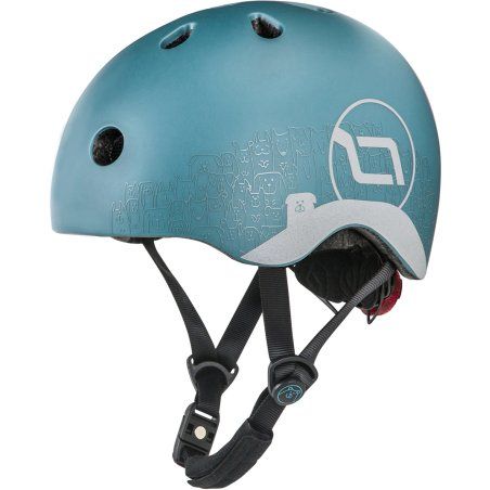 Scoot & Ride Kinderhelm reflective | XXS-S | Steel