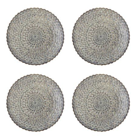 Creative Collection - Katrina Plate - Grey - 10 inches